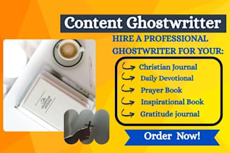 ghostwrite, format design christian ebook daily devotional prayer book gratitude