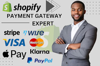 setup verified shopify payment integration paypal stripe klarna shopify checkout