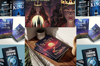 do book cover design for ebook kdp paperback and amazon book cover