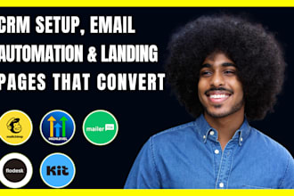 setup email marketing on hubspot highlevel mailchimp brevo mailerlite flodesk
