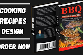design a KDP cookbook, recipe book cover for you