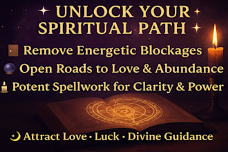 remove any curse or negative energy, cleansing you