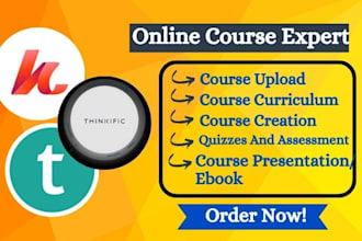 create online course content, video course upload, kajabi, wix course website