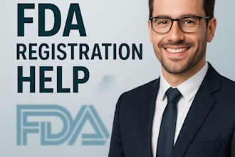 assist with fda registration and compliance for your product