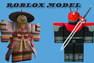 build 3d roblox character model outfits map accessories ugc model for your game