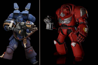 3dprint 3d paint 3d model warhammer 40k miniature dnd 3d print tabletop painting