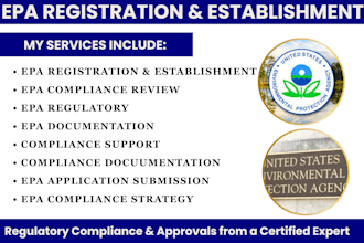 handle epa registration, compliance, and filing for your business
