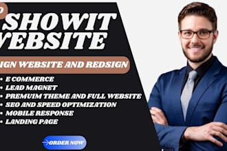 design, redesign and customize your showit website, blog or template with SEO