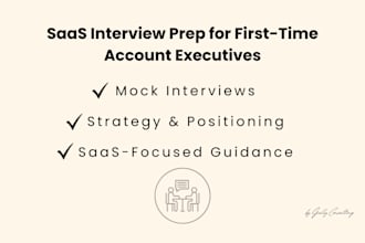 coach you through your first saas account executive interview process