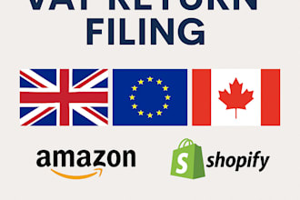 file your monthly vat return accurately for UK, US, europe, or canada