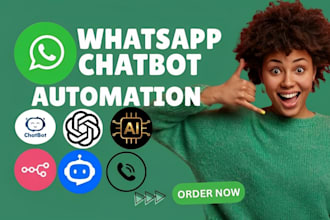 build whatsapp chatbot whatsapp api ai chatbot zapier n8n crm bulk messaging