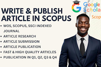 write rewrite and publish articles in ssci scie scopus wos ahci indexed journal