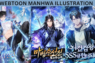 draw anime manga light novel webtoon webcomic shonen manhwa wattpad comic cover