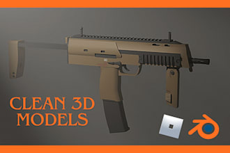 create nice 3d models for your roblox game