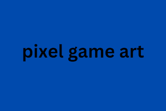 create a pixel game art