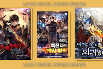 draw anime manga webcomic webtoon webnovel comic cover comic artist light novel