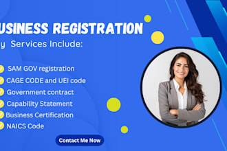 handle your samgov registration get uei cage code naics code government contract