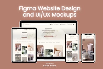 do a figma website or product design and uiux mockup