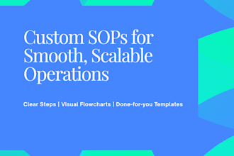 create custom sops to streamline your business operations