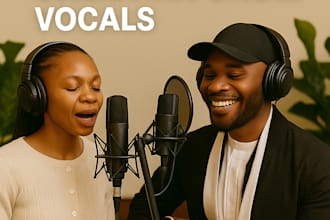 produce soulful gospel music and record christian choir vocals, male and female