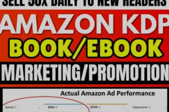 do book promotion, and marketing, using amazon kdp ads