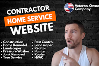 create a website for your contracting home service business