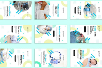design professional medical websites, posters presentations that impress