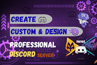 build a professional discord server for gaming and crypto