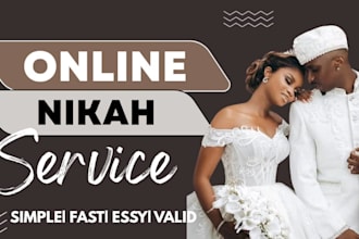 do online nikah, quick, seamless online nikah at home fast