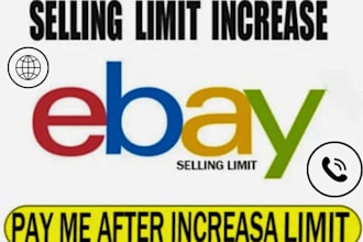 increase your ebay account selling limit to max
