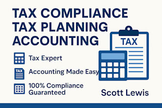 handle your business tax compliance, planning, and bookkeeping