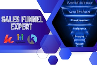 sales funnel on gohighlevel, kartra, kajabi, simvoly, samcart, groove funnel