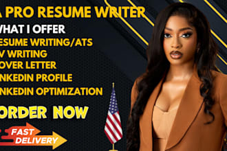write a professional ats resume cover letter and CV