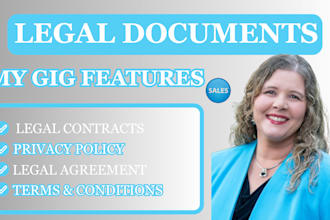 write legal contract, agreement, terms and condition, privacy policy as a lawyer