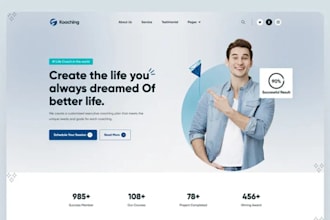 design life coaching website, consultant speaker trainer medical therapy website