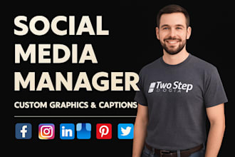 manage social media create content grow instagram tiktok facebook account