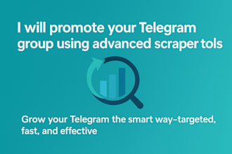manage telegram promotion and grow your audience organically