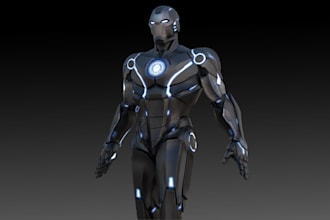 model remodel 3d metahuman game charater, model  3d metahuman game charater, rig