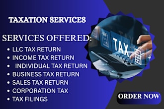 prepare and efile US individual and business tax 1040, 1120 and 1065