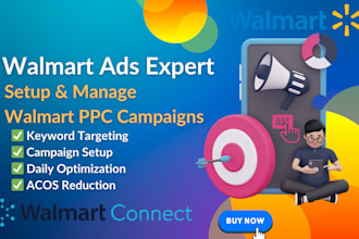 setup walmart ads, run and manage walmart ppc campaigns, ppc ads