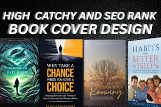 design an eye catching non fiction book cover for amazon KDP that sells