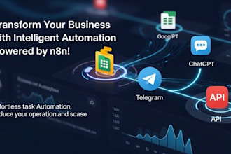 automate your business using n8n, chatgpt, google sheets, and apis