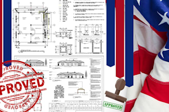 design permit ready floor plans, site, hvac, grading, drainage drawings