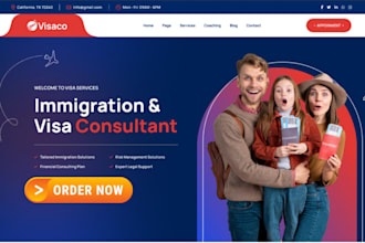build immigration website lawyer website consultation website visa application