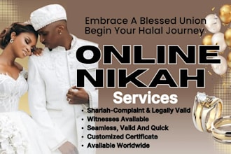 perform online islamic nikah with official documentation