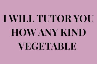 tutor any african vegetable with rice to cook in occasion