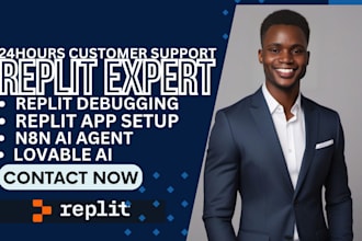 be expert replit ai integration api n8n ai agent setup debugging and lovable ai