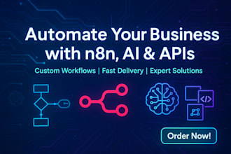 automate your processes with n8n workflow ai agent API integration n8n make com