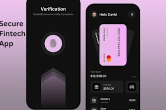 develop a secure fintech, neobank, money transfer or wallet app