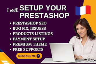 setup france prestashop, redesign prestashop bug fix, prestashop store SEO